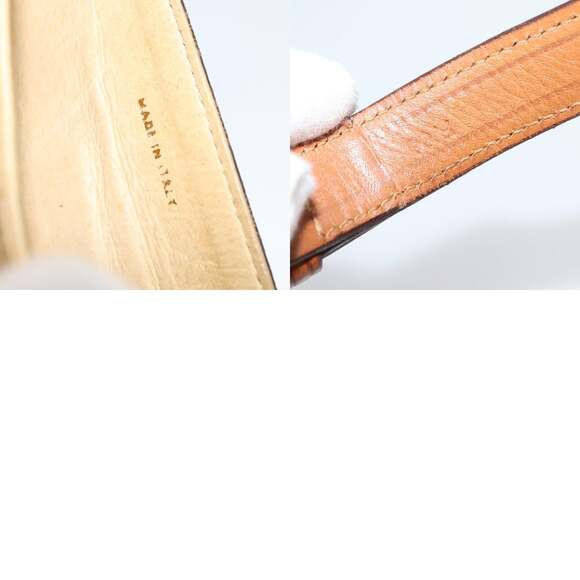 CELINE Macadam Canvas Shoulder Bag Pvc Leather Brown Gold - Picture 13 of 13